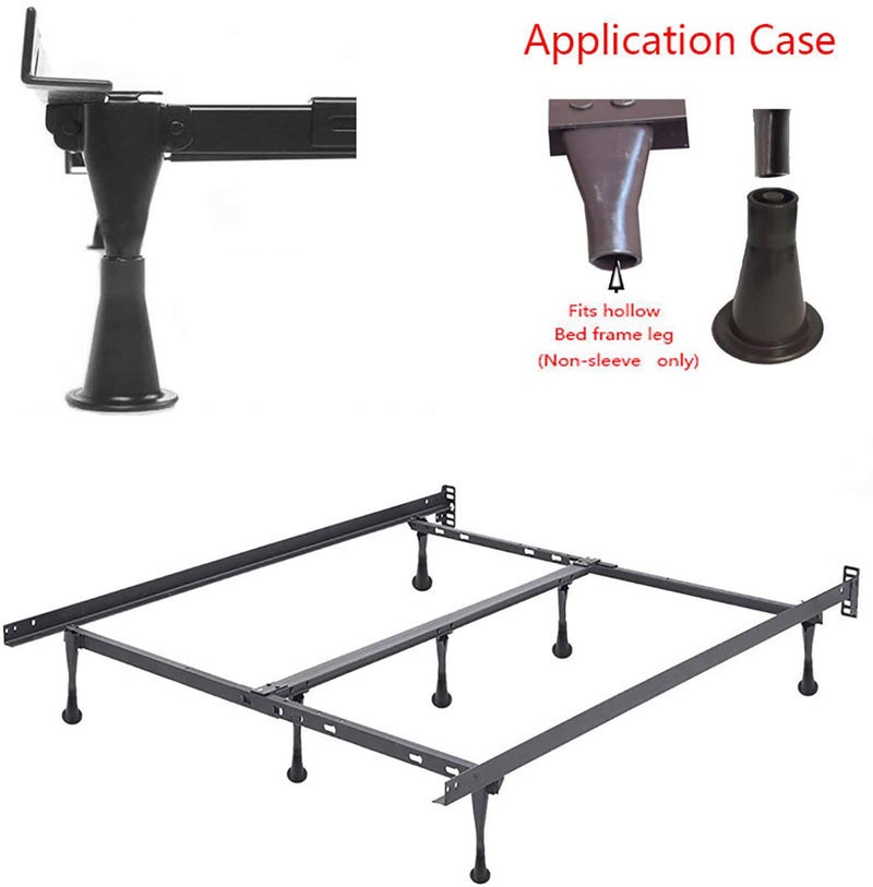 CAFORO Bed Frame Feet That Replace Your Wheels. Replacement Feet Allow Your Bed to Be Stationary Without Damaging Your Floor (Set of 4) - Image 3